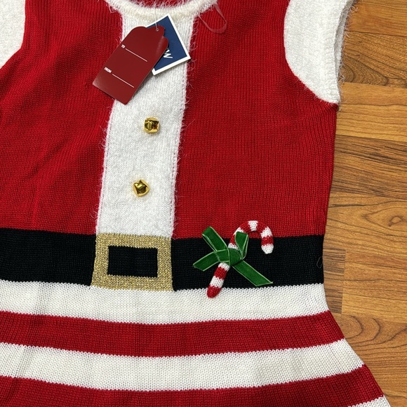 women's CHRISTMAS Santa sweater dress, small, new with tags - Picture 2 of 4